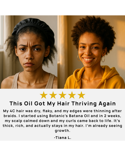 Batana Oil for Hair Growth, Botana Oil Hair Growth, 100% Honduras from Honduras, Raw Batana Paste Hair Mask, Prevents Hair Loss, Enhances Thickness for All Hair (1pcs)