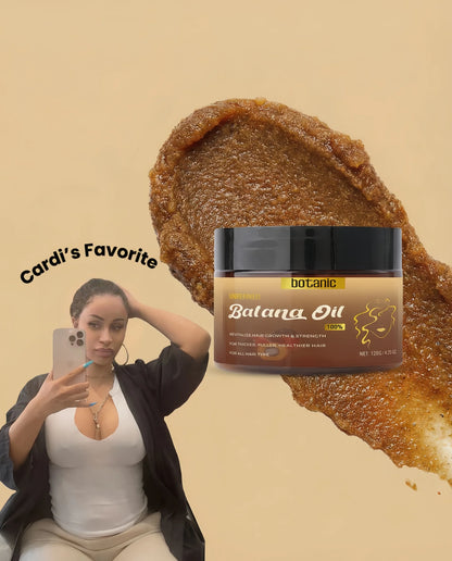 Batana Oil for Hair Growth, Botana Oil Hair Growth, 100% Honduras from Honduras, Raw Batana Paste Hair Mask, Prevents Hair Loss, Enhances Thickness for All Hair (1pcs)